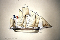 15-Lougre francese - primo 1800